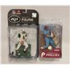 Image 1 : MIKE SCHMIDT AND BRETT FAVRE MCFARLANE FIGURES