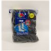 Image 1 : BLACK CREW SOCKS 12-16 SIZE 6-PACK FRUIT OF