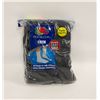 Image 1 : BLACK CREW SOCKS 12-16 SIZE 6-PACK FRUIT OF