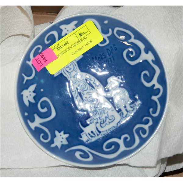 ROYAL COPENHAGEN DISHES (6)