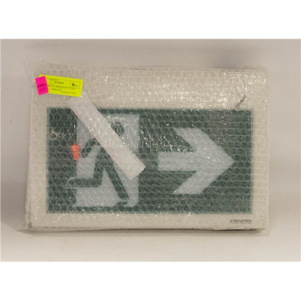 Exit Sign Kit COMMERCIAL EMERGENCY EXIT SIGN KIT, COMPLETE