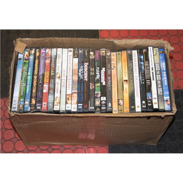 BOX WITH 50 DVDS