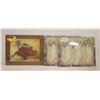 Image 1 : 3 GLASS CUTTING BOARDS COUNTER ART