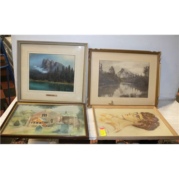 LOT OF 3 ESTATE PICTURES