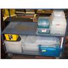 Image 1 : LOT OF PLASTIC STORAGE BINS