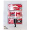 Image 1 : NEW MILWAUKEE 2 1/2-INCH BI-METAL HOLE SAW W/ARBOR