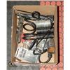 Image 1 : BOX WITH BMX BIKE ACCESSORIES INCL. BLACK