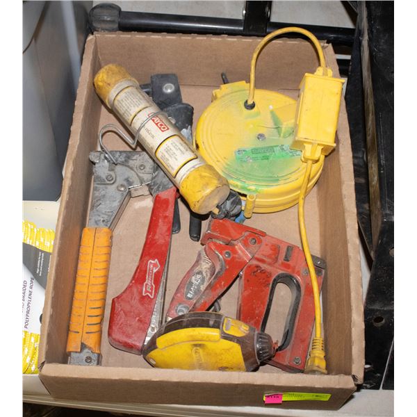 BOX OF ESTATE TOOLS