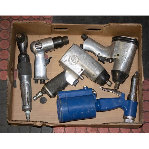 TRAY OF AIR TOOLS