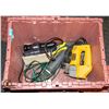 Image 2 : CRATE OF TOOLS INCLUDES OREGON ELECTRIC CHAINSAW