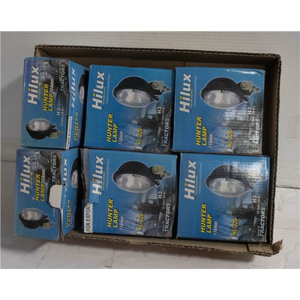 6 12 VOLT SPOT LIGHTS