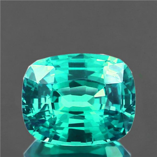 Natural Intense Blue Green Apatite 1.14 Cts [VVS]