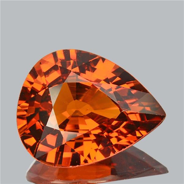 Natural Mandarin Orange Spessartite Garnet{Flawless-VVS}