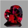 Image 1 : Natural Mozambique Garnet Heart {Flawless-VVS1)