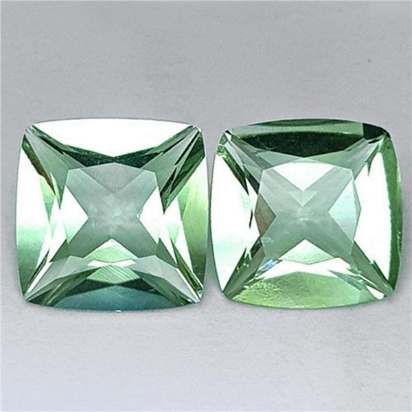 Natural Princess Green Amethyst Pair 14 MM - FL