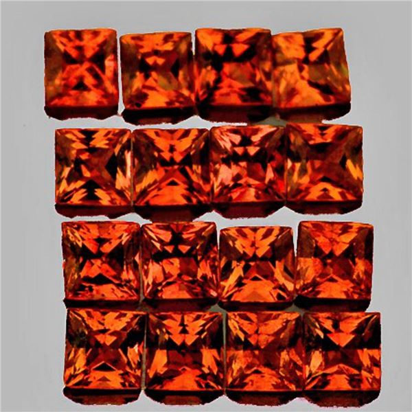 Natural Madeira Orange Citrine 30 Pcs(Flawless-VVS1}