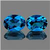 Image 1 : Natural London Blue Topaz Pair  {Flawless-VVS1}