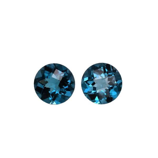 Natural  London Blue Topaz Pair [Flawless-VVS]