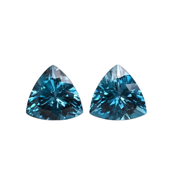 Natural London Blue Topaz Pair [Flawless-VVS]