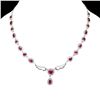Image 1 : Natural Stunning  Red Ruby Necklace