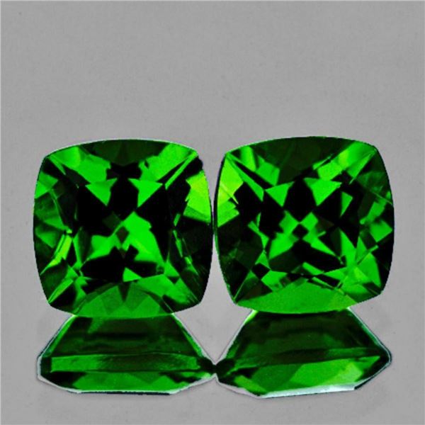 Natural AAA Chrome Green Diopside Pair {Flawless-VVS}