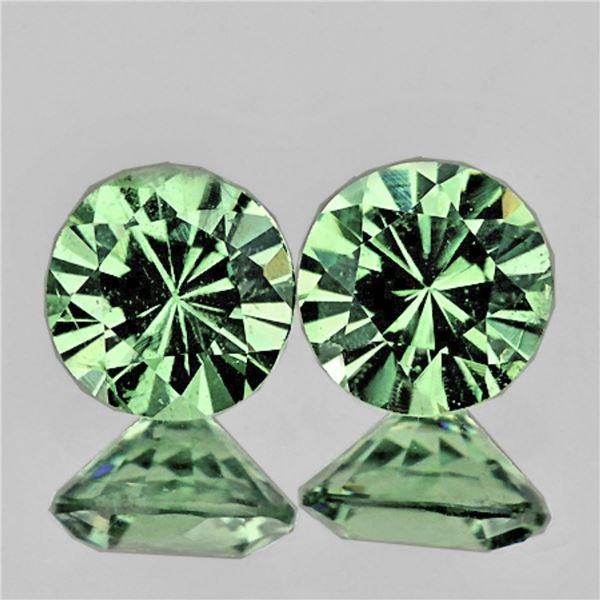 Natural AAA Ceylon Green Sapphire Pair [Flawless-VVS]