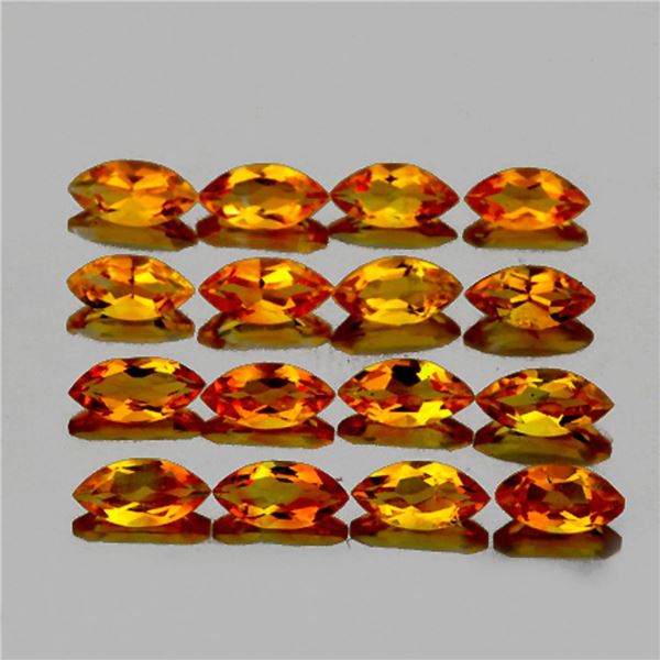 Natural Marquise Golden Yellow Citrine l (Flawless-VVS}