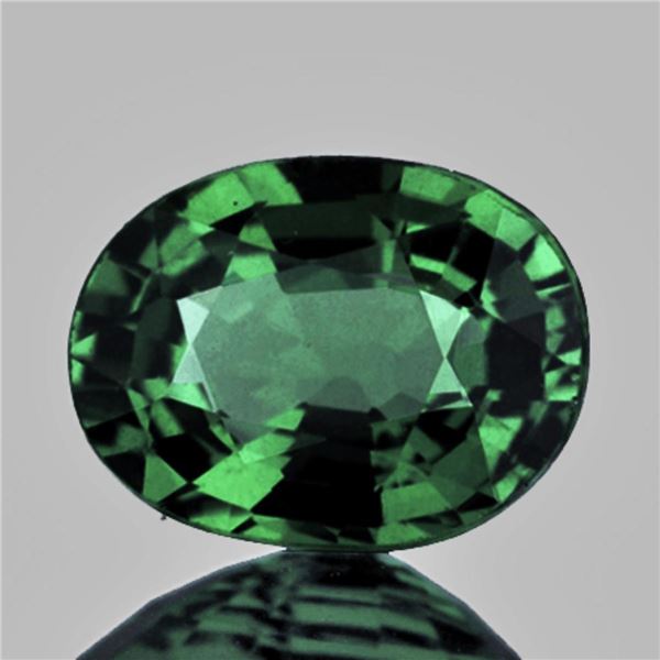 Natural Forest Green Sapphire 1.64 Cts  {Flawless-VVS}