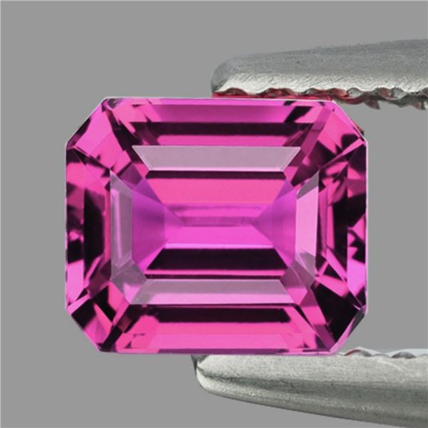 Natural Hot Pink Tourmaline 1.05 Cts  { Flawless-VVS }