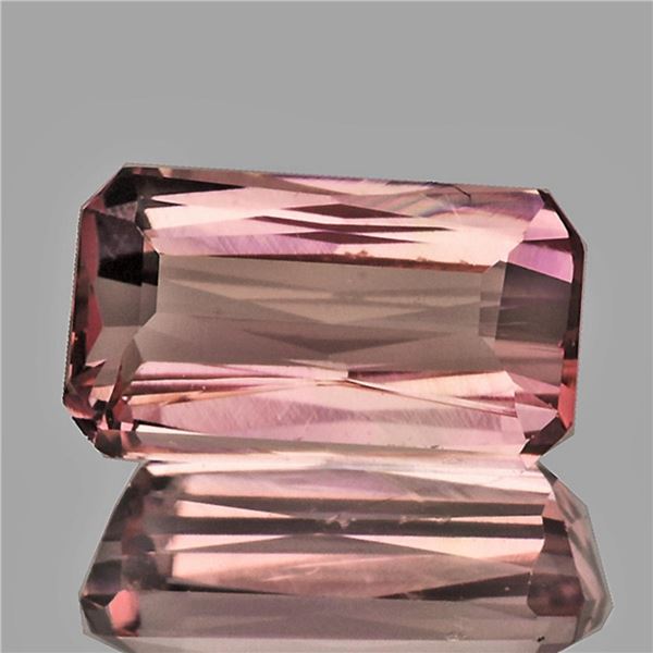 Natural Peach Pink Tourmaline 1.75 Cts { Flawless-VVS }