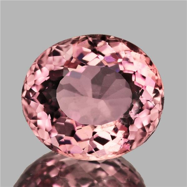 Natural Peach Pink Tourmaline 1.32 Cts { Flawless-VVS }