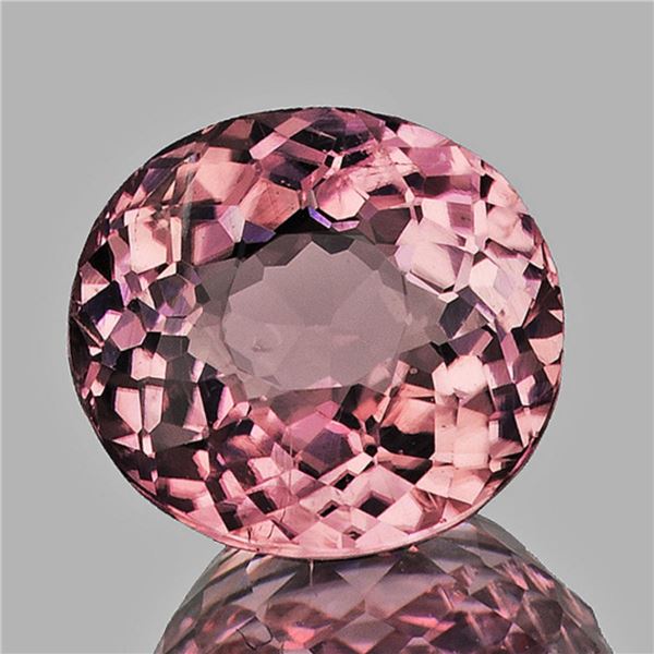 Natural Peach Pink Tourmaline 1.17 Cts { Flawless-VVS }