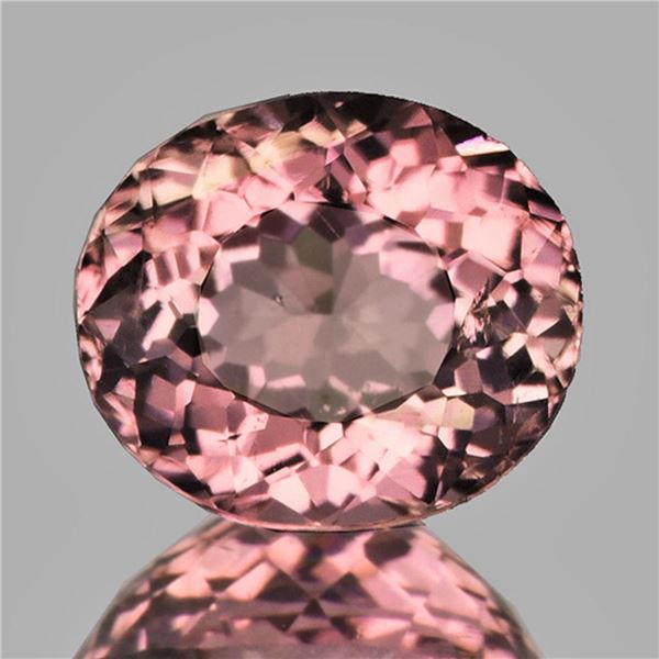 Natural Peach Pink Tourmaline 1.15 Cts { Flawless-VVS }