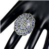 Image 3 : Natural  Tanzanite & Chrome Diopside Ring