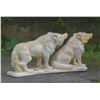 Image 6 : Stunning Hand Carved Moose Antler Wolves