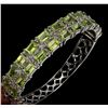 Image 2 : Natural Green Peridot Bangle