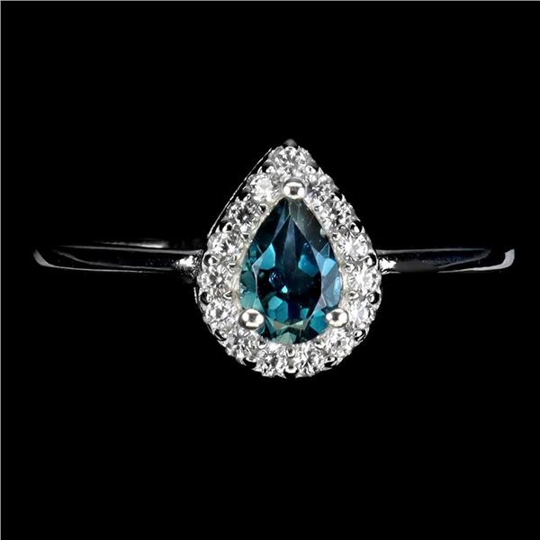 Natural London Blue Topaz Ring