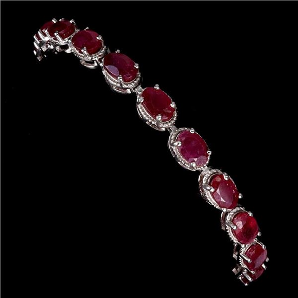 Natural Pigeon Blood Red Ruby Bracelet