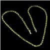 Image 1 : Natural Stunning Green Peridot 125 Cts Necklace