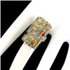 Image 3 : Natural  Sapphire Chrome Diopside Ring
