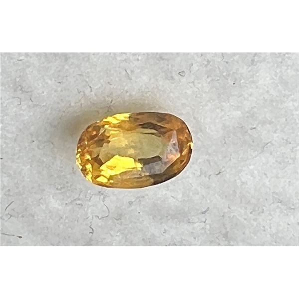 Natural Yellow Ceylon Sapphire...1.40 Cts