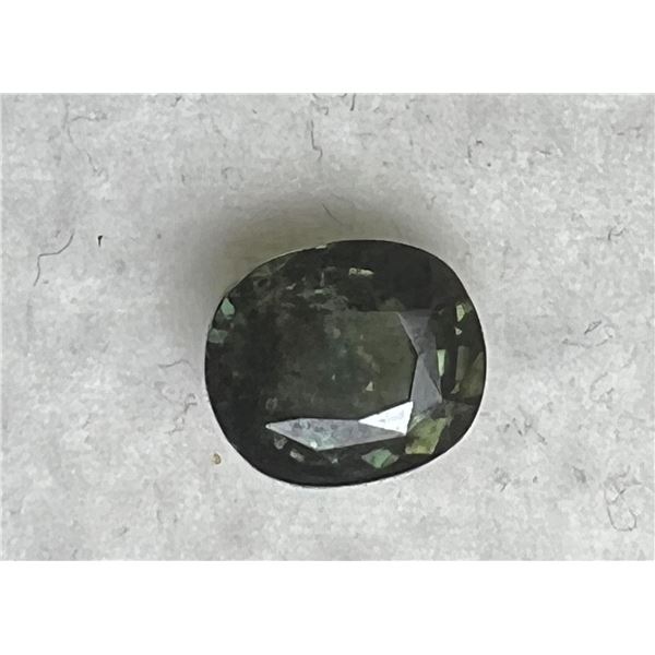 Natural Intense Green Ceylon Sapphire...3.66Cts