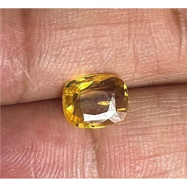 Natural Yellow Ceylon Sapphire...2.04 Cts