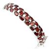 Image 1 : Natural Mozambique Garnet Green Emerald Bangle