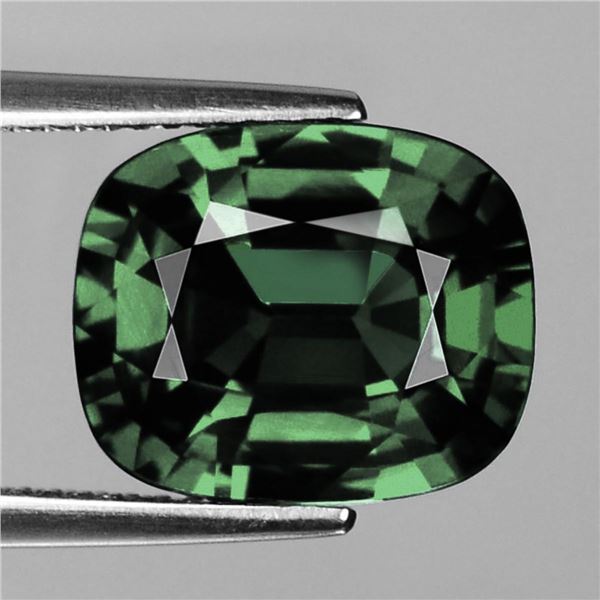 Natural Forest Green Sapphire 1.74 Cts {Flawless-VVS}