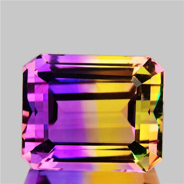 Natural Bolivia Ametrine 13.77 Cts {Flawless-VVS1}