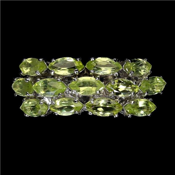 Natural Marquise Peridot Ring