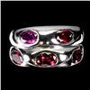 Image 2 : Natural Rhodolite Garnet Ring