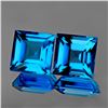 Image 1 : Natural Swiss Blue Topaz  Pair {Flawless-VVS1}