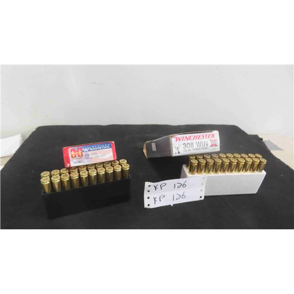 (40 Rounds) 308 Win Factory Ammo  **MUST PROVIDE PROOF OF PAL 